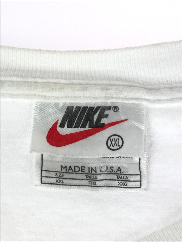 【中古品】【メンズ】 NIKE ナイキ L/S TEE 白タグ USA製 ロングスリーブ Tシャツ トップス カットソー 146-241212-mo-02-tag サイズ：XL カラー：ホワイト 万代Net店
