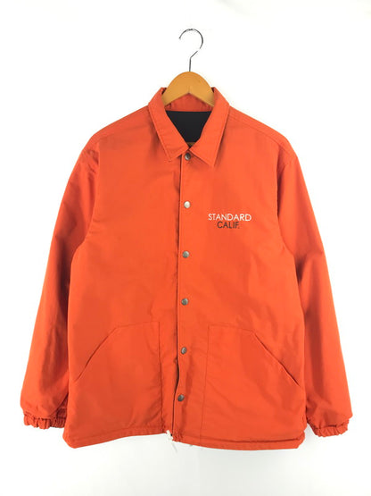 STANDARD CALIFORNIA スタンダードカリフォルニア リバーシブル コーチジャケット ライトアウター トップス 140-241218-yk-09-tag カラー：ブラック/オレンジ 万代Net店