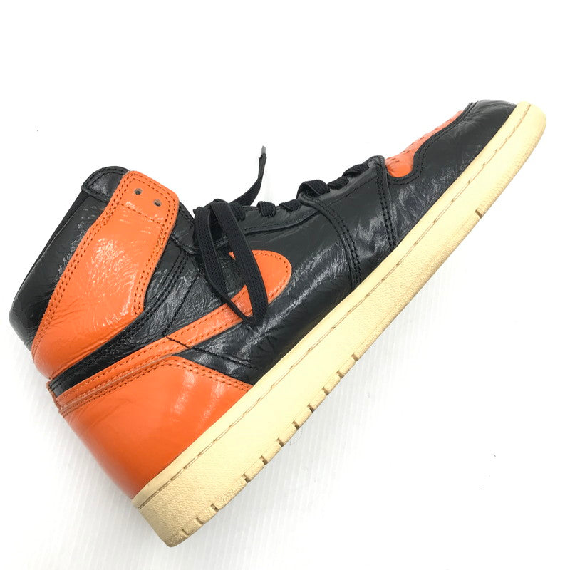 【中古品】【メンズ】 NIKE ナイキ AIR JORDAN 1 RETRO HIGH OG 555088-028 エアジョーダン 1 レトロ ハイ オリジナル スニーカー 靴 160-241217-yk-10-tag サイズ：27.5cm/US9.5 カラー："SHATTERED BACKBOARD 3.0"BLACK/STARFISH-PALE 万代Net店