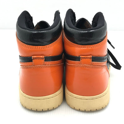 【中古品】【メンズ】 NIKE ナイキ AIR JORDAN 1 RETRO HIGH OG 555088-028 エアジョーダン 1 レトロ ハイ オリジナル スニーカー 靴 160-241217-yk-10-tag サイズ：27.5cm/US9.5 カラー："SHATTERED BACKBOARD 3.0"BLACK/STARFISH-PALE 万代Net店