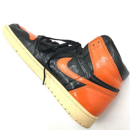 【中古品】【メンズ】 NIKE ナイキ AIR JORDAN 1 RETRO HIGH OG 555088-028 エアジョーダン 1 レトロ ハイ オリジナル スニーカー 靴 160-241217-yk-10-tag サイズ：27.5cm/US9.5 カラー："SHATTERED BACKBOARD 3.0"BLACK/STARFISH-PALE 万代Net店