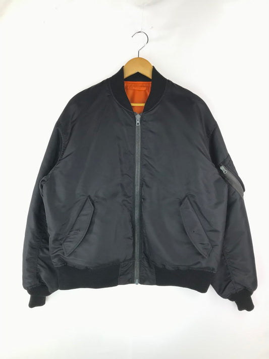 【中古品】【メンズ】 Buzz Rickson's バズリクソンズ ×VAINL ARCHIVE ヴァイナルアーカイヴ BR15529VA MA-1 FLIGHT JACKET フライトジャケット アウター 145-241212-mo-12-tag サイズ：L カラー：ブラック/オレンジ 万代Net店