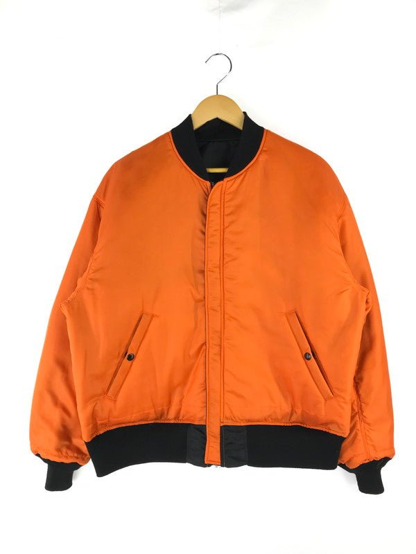 【中古品】【メンズ】 Buzz Rickson's バズリクソンズ ×VAINL ARCHIVE ヴァイナルアーカイヴ BR15529VA MA-1 FLIGHT JACKET フライトジャケット アウター 145-241212-mo-12-tag サイズ：L カラー：ブラック/オレンジ 万代Net店