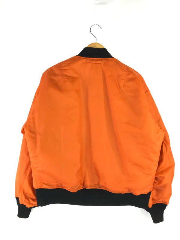 【中古品】【メンズ】 Buzz Rickson's バズリクソンズ ×VAINL ARCHIVE ヴァイナルアーカイヴ BR15529VA MA-1 FLIGHT JACKET フライトジャケット アウター 145-241212-mo-12-tag サイズ：L カラー：ブラック/オレンジ 万代Net店