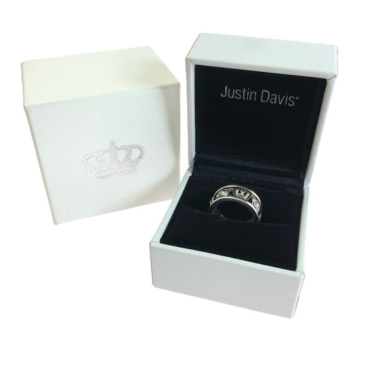 【中古品】【メンズ】 Justin Davis ジャスティンデイビス MY LOVE RING SRJ210 マイラブリング 指輪 アクセサリー 193-241215-hi-10-tag カラー：シルバー 15号 万代Net店