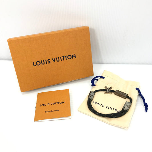 【現状渡し品】【メンズ】 LOUIS VUITTON ルイ・ヴィトン LV サテライト MP2231 ブレスレット アクセサリー 179-250108-hi-26-tag カラー：シルバー/ブラック 万代Net店