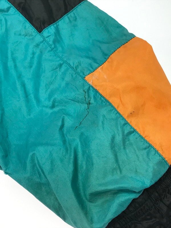 【現状渡し品】【メンズ】 NIKE ナイキ 80's NYLON JACKET 80年代 ナイロンジャケット マレーシア製 紺タグ ライトアウター 146-250121-yk-24-tag サイズ：L カラー：ブルー/ブラック 万代Net店