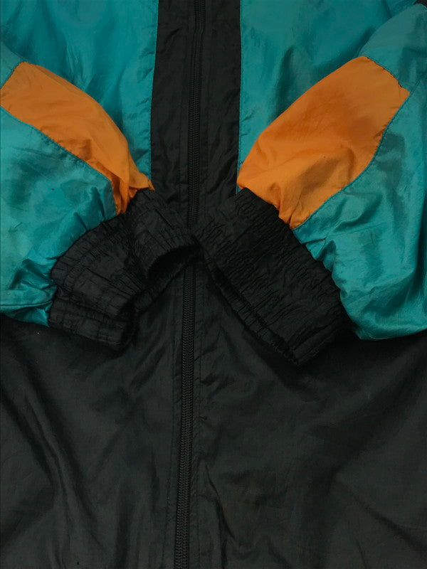 【現状渡し品】【メンズ】 NIKE ナイキ 80's NYLON JACKET 80年代 ナイロンジャケット マレーシア製 紺タグ ライトアウター 146-250121-yk-24-tag サイズ：L カラー：ブルー/ブラック 万代Net店