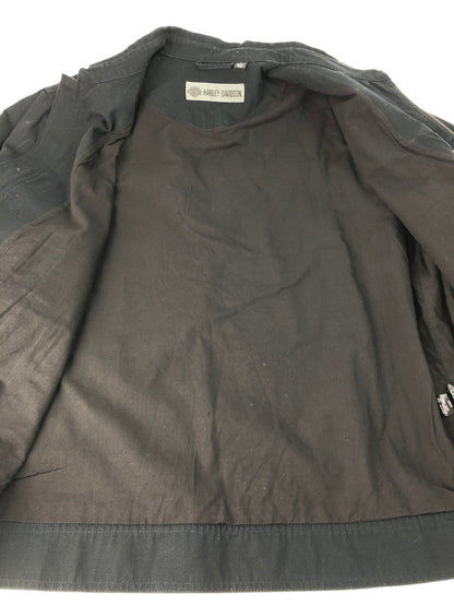 【中古品】【メンズ】 HARLEY DAVIDSON ハーレーダビッドソン BAT OUT OF HELL SLIM FIT JACKET 97502-19VM スリムフィットジャケット ブルゾン ライトアウター 145-241226-hi-14-tag サイズ：XL カラー：ブラック 万代Net店