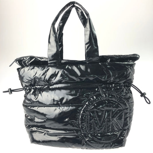 【中古品】【レディース】 Michael Kors マイケルコース RAE QUILTED PATENT TOTE BAG 35F1U5RT7C レイ キルティング パテント トートバッグ カバン 180-241221-na-01-tag カラー：ブラック 万代Net店