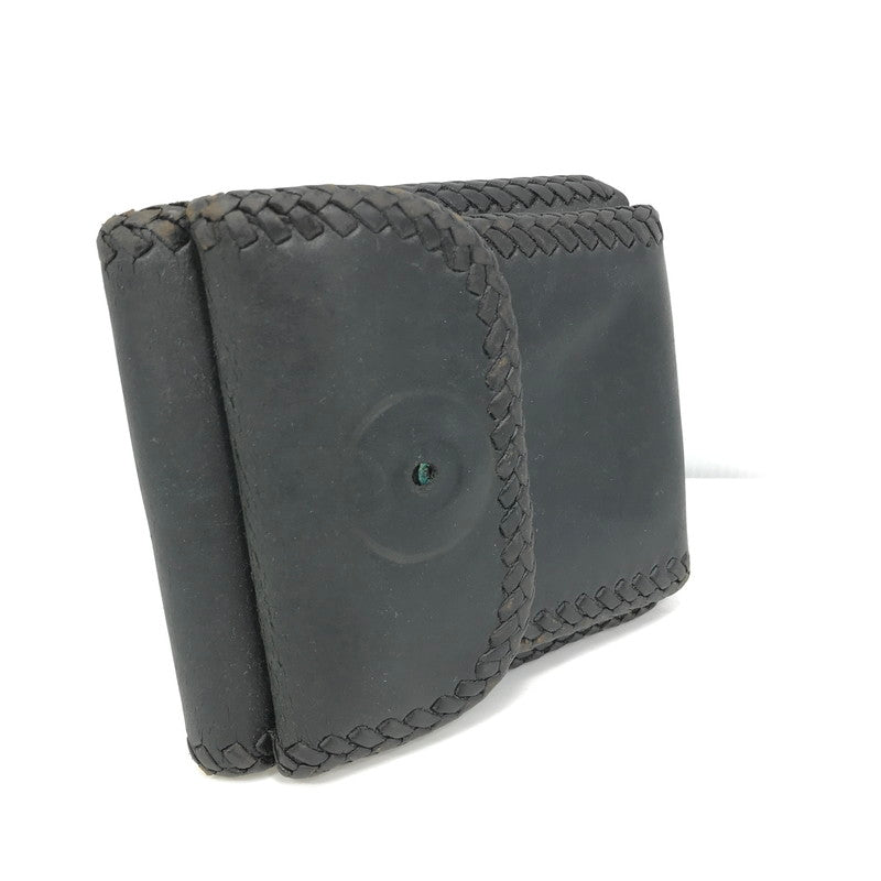 【現状渡し品】【メンズ】  SAAD サード LEATHER SHORT WALLET レザー ショート ウォレット 財布 191-241218-yk-05-tag カラー：BLACK 万代Net店