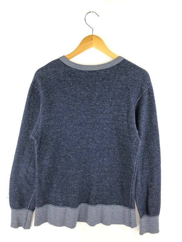 【中古品】【メンズ】 BARNS OUTFITTERS バーンズアウトフィッターズ V-GAZETTE CREWNECK SWEAT Vガゼット クルーネック スウェット トレーナー トップス 145-250127-na-18-tag サイズ：M カラー：ネイビー系 万代Net店