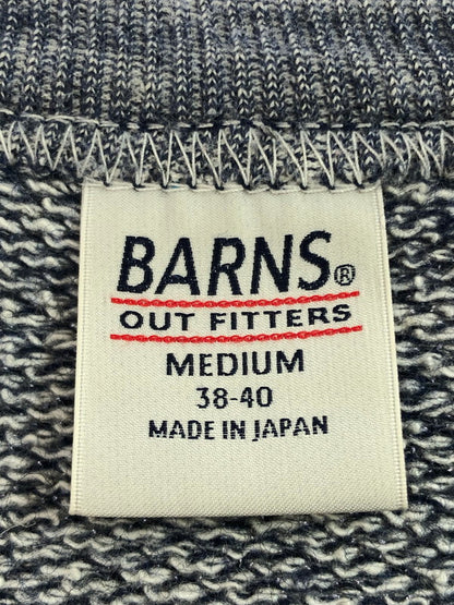 【中古品】【メンズ】 BARNS OUTFITTERS バーンズアウトフィッターズ V-GAZETTE CREWNECK SWEAT Vガゼット クルーネック スウェット トレーナー トップス 145-250127-na-18-tag サイズ：M カラー：ネイビー系 万代Net店