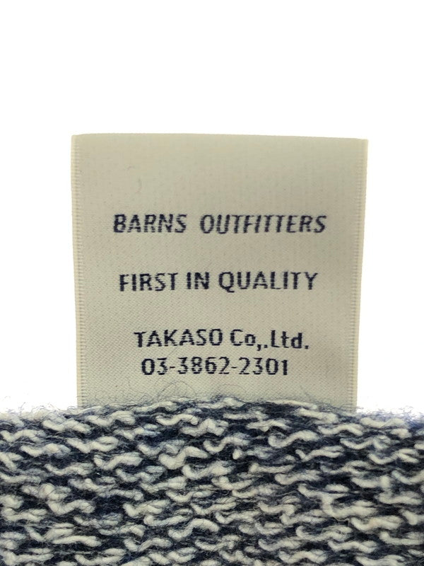 【中古品】【メンズ】 BARNS OUTFITTERS バーンズアウトフィッターズ V-GAZETTE CREWNECK SWEAT Vガゼット クルーネック スウェット トレーナー トップス 145-250127-na-18-tag サイズ：M カラー：ネイビー系 万代Net店
