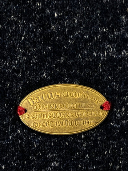 【中古品】【メンズ】 BARNS OUTFITTERS バーンズアウトフィッターズ V-GAZETTE CREWNECK SWEAT Vガゼット クルーネック スウェット トレーナー トップス 145-250127-na-18-tag サイズ：M カラー：ネイビー系 万代Net店