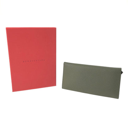 【中古品】【メンズ】  BONAVENTURA ボナベンチュラ LONG WALLET BWAT12 ロングウォレット 二つ折り 長財布 200-241230-hi-19-tag カラー：カーキ 万代Net店