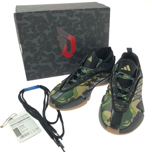 【中古美品】【メンズ】 adidas アディダス A BATHING APE アベイシングエイプ BAPE DAME 9 JH6358 ベイプ デイム 9 スニーカー 靴 161-241213-na-10-tag サイズ：27cm US 9 カラー：CBLACK/CBLACK/CBLACK 万代Net店