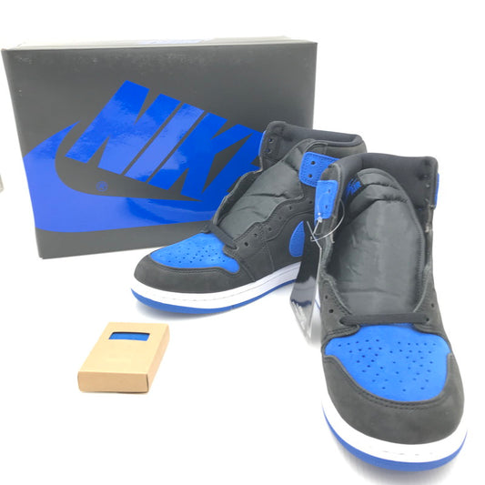 【中古美品】【メンズ】 NIKE ナイキ AIR JORDAN 1 RETRO HIGH OG DZ5485-042 エア ジョーダン 1 レトロ ハイ オリジナル スニーカー 靴 160-241217-yk-09-tag サイズ：28.5cm/US10.5 カラー："ROYAL REIMAGINED"BLACK/ROYAL BLUE-WHITE 万代Net店