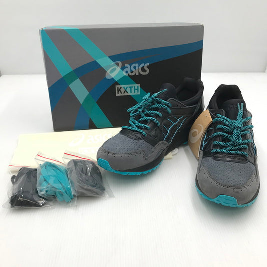 【中古品】【メンズ】 asics アシックス × KITH キス 別注 コラボ GEL-LYTE 5 1201A547-020 ゲル ライト5 10周年記念 スニーカー 靴 162-241217-yk-19-tag サイズ：28cm/US10 カラー："KITH" CASTLEROCK/BLACK 万代Net店