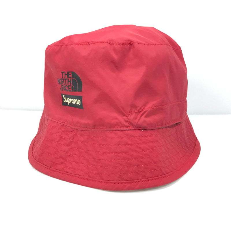 【中古品】【メンズ】 Supreme シュプリーム ×THE NORTH FACE ザ・ノースフェイス 18SS PACKABLE REVERSIBLE CRUSHER リバーシブル クラッシャーハット 帽子 185-250810-na-06-tag サイズ：なし カラー：グリーン/レッド 万代Net店