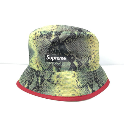 【中古品】【メンズ】 Supreme シュプリーム ×THE NORTH FACE ザ・ノースフェイス 18SS PACKABLE REVERSIBLE CRUSHER リバーシブル クラッシャーハット 帽子 185-250810-na-06-tag サイズ：なし カラー：グリーン/レッド 万代Net店