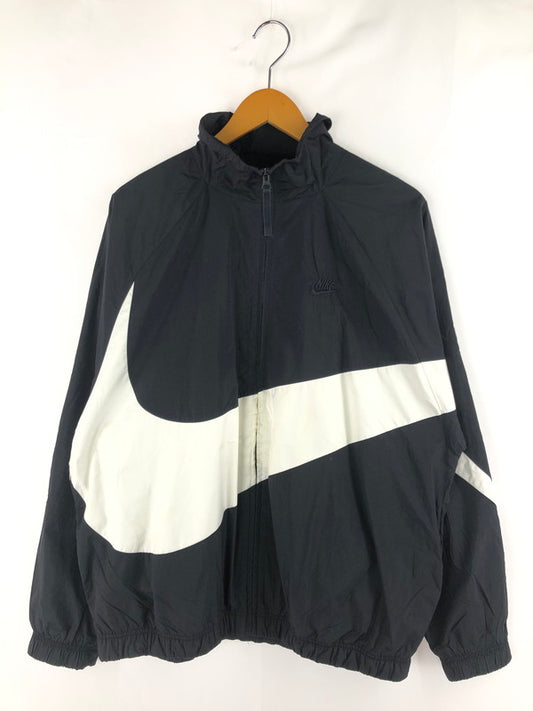 【中古品】【メンズ】 NIKE ナイキ HBR STMT WOVEN JACKET AR3133-010 ビッグスウッシュ ウーブンジャケット ボアジャケット アウター 148-241226-hi-06-tag サイズ：XL カラー：ブラック 万代Net店