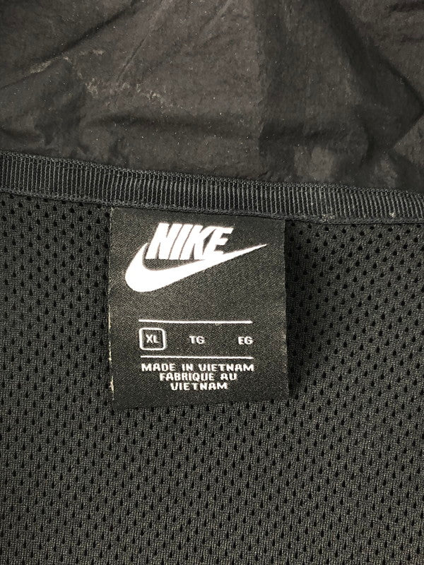 【中古品】【メンズ】 NIKE ナイキ HBR STMT WOVEN JACKET AR3133-010 ビッグスウッシュ ウーブンジャケット ボアジャケット アウター 148-241226-hi-06-tag サイズ：XL カラー：ブラック 万代Net店