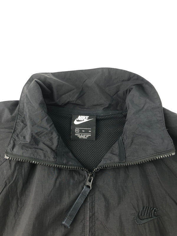 【中古品】【メンズ】 NIKE ナイキ HBR STMT WOVEN JACKET AR3133-010 ビッグスウッシュ ウーブンジャケット ボアジャケット アウター 148-241226-hi-06-tag サイズ：XL カラー：ブラック 万代Net店