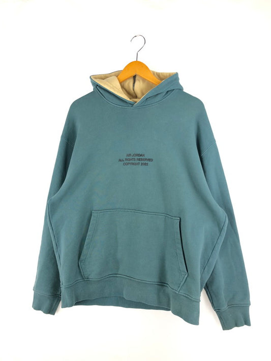 【中古品】【メンズ】  AIR JORDAN エアジョーダン MINIMALISTIC ALPHABET PRINTING PULLOVER HOODIE DQ7545-384 ミニマリスト アルファベットプリントのプルオーバーパーカー トップス 148-241222-mo-07-tag サイズ：XXL カラー：グリーン系 万代Net店