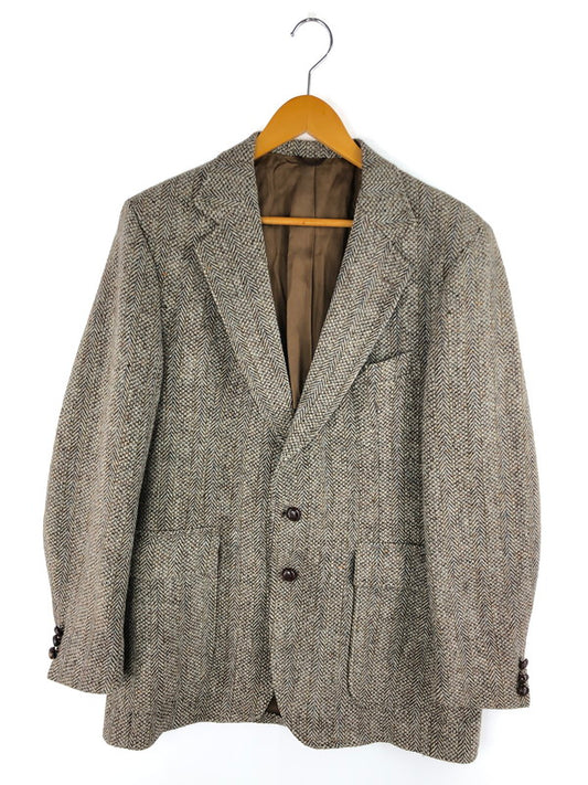 【中古品】【メンズ】 THE EMPORIUM ジエンポリアム THE EMPORIUM HARRIS TWEED TAILORED JACKET ハリスツイード テーラードジャケット ウールジャケット アウター 146-241226-hi-17-tag サイズ：なし カラー：ブラウン 万代Net店