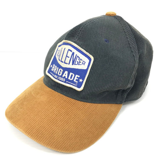 【現状渡し品】【メンズ】 CHALLENGER チャレンジャー CORDUROY CAP コーデュロイキャップ 帽子 185-250109-hi-26-tag サイズ：F カラー：ブルー系 万代Net店