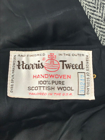 【中古品】【メンズ】 HARRIS TWEED ハリスツイード STAFFORD 70S USA製 WOOL TAILORED JACKET スタッフォード 70年代 ウール テーラードジャケット アウター 146-250131-mo-19-tag カラー：グレー 万代Net店