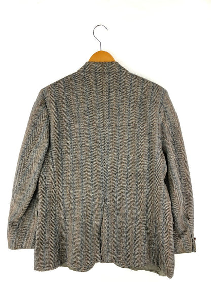 【現状渡し品】【メンズ】 HARRIS TWEED ハリスツイード BASKIN 70S USA製 WOOL TAILORED JACKET 70年代 ウール テーラードジャケット アウター 146-250112-mo-13-tag カラー：ブラウン系 万代Net店