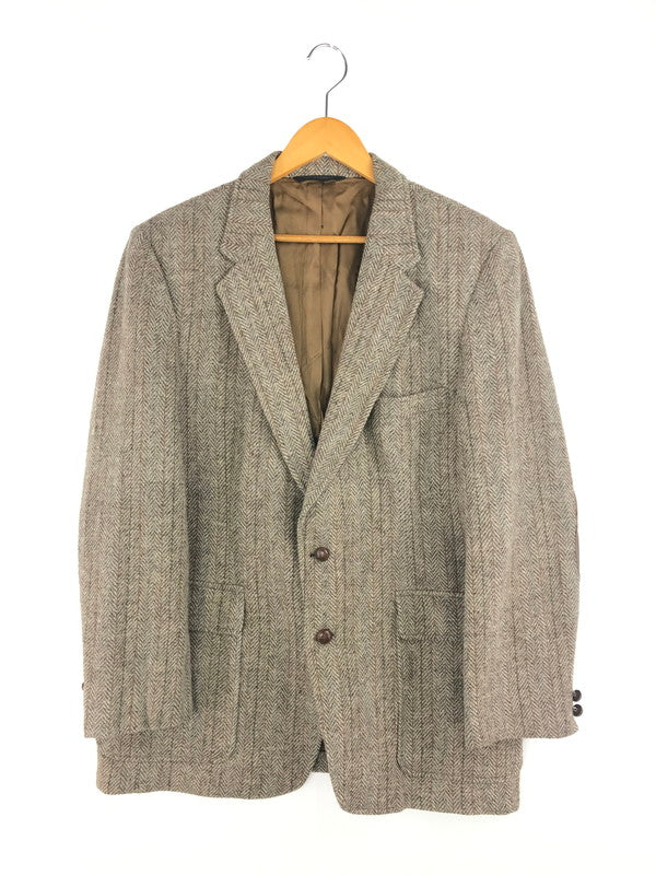 【中古品】【メンズ】 HARRIS TWEED ハリスツイード BARRISTER 70S WOOL TAILORED JACKET バリスター 70年代 ウール テーラードジャケット アウター 146-250131-mo-18-tag カラー：ブラウン 万代Net店