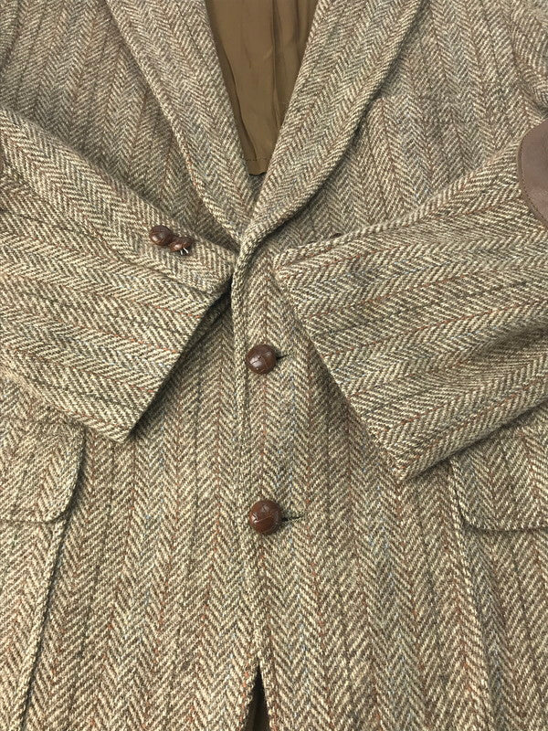 【中古品】【メンズ】 HARRIS TWEED ハリスツイード BARRISTER 70S WOOL TAILORED JACKET バリスター 70年代 ウール テーラードジャケット アウター 146-250131-mo-18-tag カラー：ブラウン 万代Net店