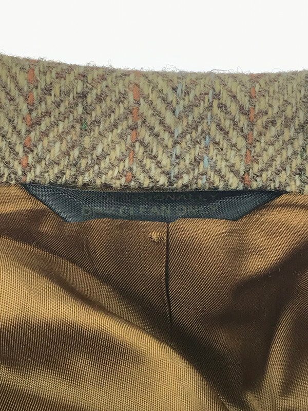 【中古品】【メンズ】 HARRIS TWEED ハリスツイード BARRISTER 70S WOOL TAILORED JACKET バリスター 70年代 ウール テーラードジャケット アウター 146-250131-mo-18-tag カラー：ブラウン 万代Net店