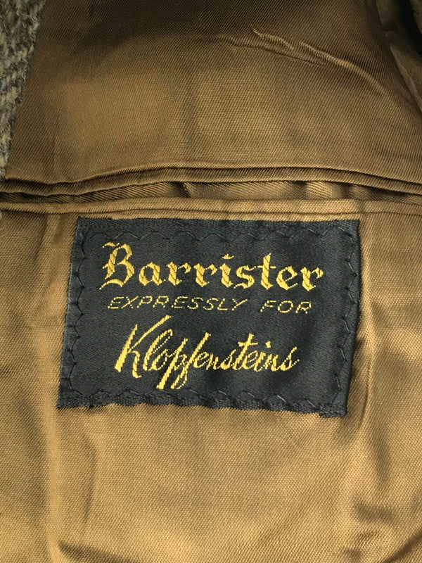 【中古品】【メンズ】 HARRIS TWEED ハリスツイード BARRISTER 70S WOOL TAILORED JACKET バリスター 70年代 ウール テーラードジャケット アウター 146-250131-mo-18-tag カラー：ブラウン 万代Net店