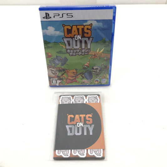【中古美品】 【未開封】PlayStation5 PS5 プレイステーション5 プレステ5 ソフト Cats on Duty [CERO区分_B / 12歳以上対象] ゲーム 026-251010-hi-06-tag 万代Net店