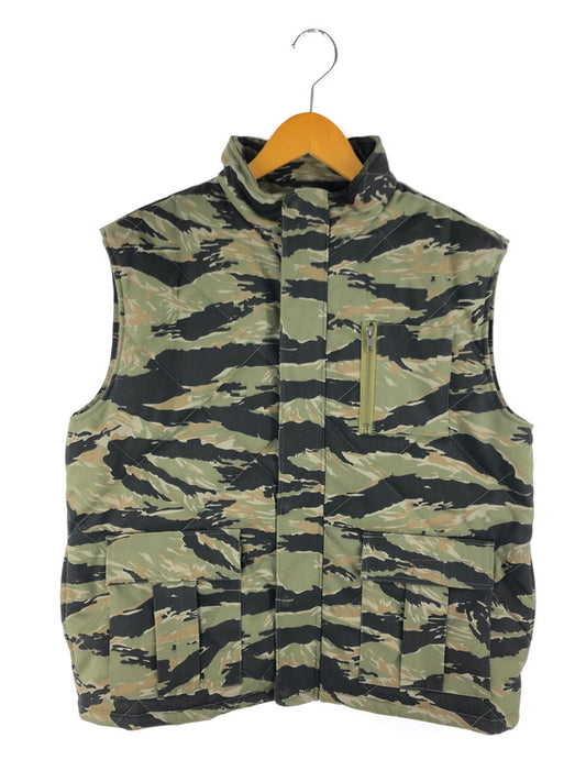 【中古品】【メンズ】  DAT ROLLY ダットローリー QUILTING DOWN VEST キルティング ダウンベスト ライトアウター 140-241221-hi-01-tag サイズ：L カラー：カモフラージュ 万代Net店