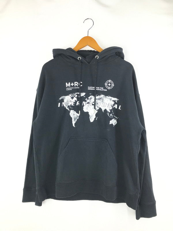 【中古品】【メンズ】 M+RC NOIR マルシェノア INTERNATIONAL HOODIE インターナショナル フーディー プルオーバーパーカー 142-241225-hi-25-tag サイズ：M カラー：ブラック 万代Net店