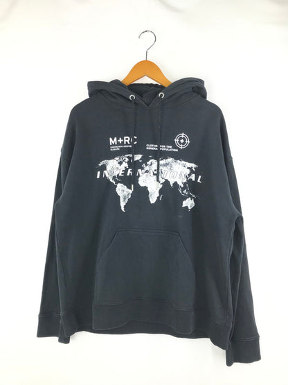 【中古品】【メンズ】 M+RC NOIR マルシェノア INTERNATIONAL HOODIE インターナショナル フーディー プルオーバーパーカー 142-241225-hi-25-tag サイズ：M カラー：ブラック 万代Net店
