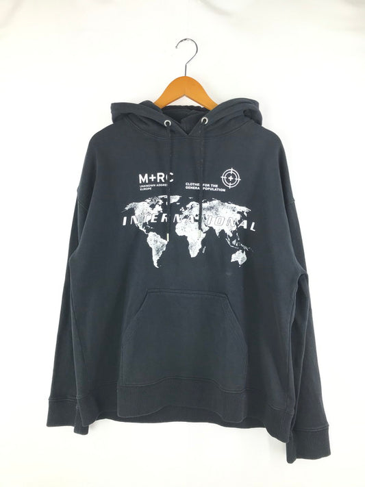 【中古品】【メンズ】 M+RC NOIR マルシェノア INTERNATIONAL HOODIE インターナショナル フーディー プルオーバーパーカー 142-241225-hi-25-tag サイズ：M カラー：ブラック 万代Net店