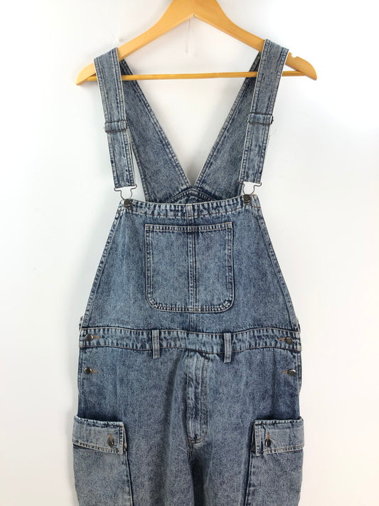 【中古品】【メンズ】  MOD WRLD モッドワールド BONDAGE CARGO OVERALL ボンデージ カーゴオーバーオール サロペット 153-241219-hi-20-tag サイズ：M カラー：ライトブルー 万代Net店