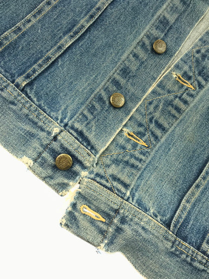 【中古品】【メンズ】 Lee リー 101J USA製 80’S DENIM JACKET 101J アメリカ製 80年代 デニムジャケット ライトアウター 146-250123-ki-08-tag カラー：ライトインディゴ 万代Net店