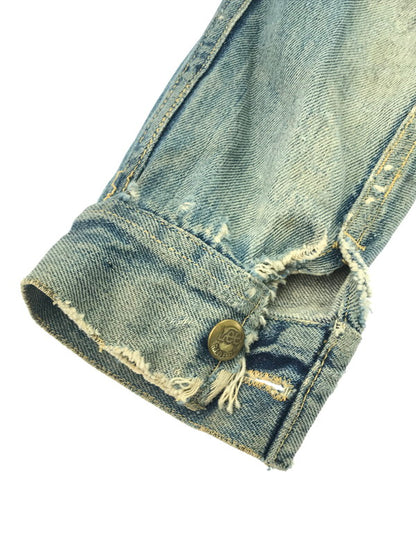 【中古品】【メンズ】 Lee リー 101J USA製 80’S DENIM JACKET 101J アメリカ製 80年代 デニムジャケット ライトアウター 146-250123-ki-08-tag カラー：ライトインディゴ 万代Net店