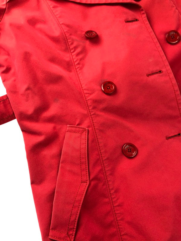 【中古品】【レディース】 Herno ヘルノ RAIN COLLECTION TRENCH COAT IM0082D-19195C-6015 レインコレクション トレンチコート アウター 169-250112-mo-03-tag サイズ：46 カラー：レッド 万代Net店