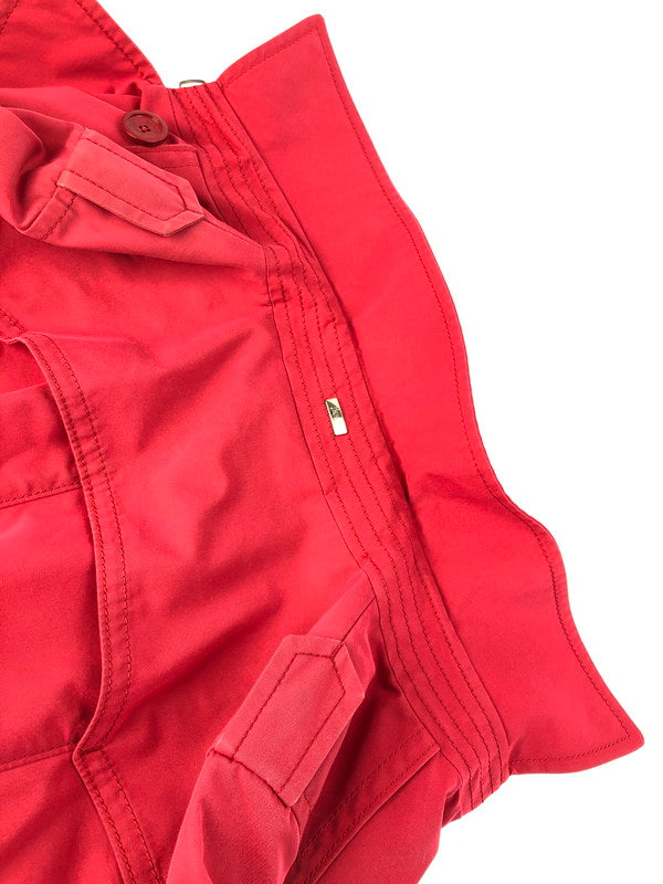 【中古品】【レディース】 Herno ヘルノ RAIN COLLECTION TRENCH COAT IM0082D-19195C-6015 レインコレクション トレンチコート アウター 169-250112-mo-03-tag サイズ：46 カラー：レッド 万代Net店