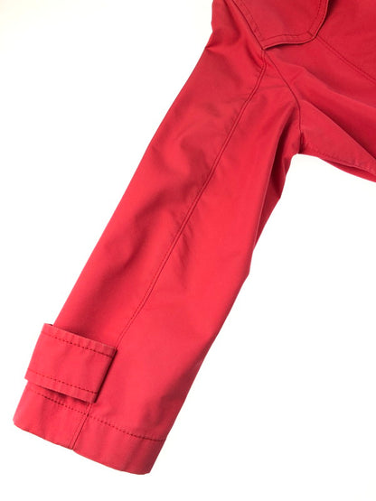【中古品】【レディース】 Herno ヘルノ RAIN COLLECTION TRENCH COAT IM0082D-19195C-6015 レインコレクション トレンチコート アウター 169-250112-mo-03-tag サイズ：46 カラー：レッド 万代Net店