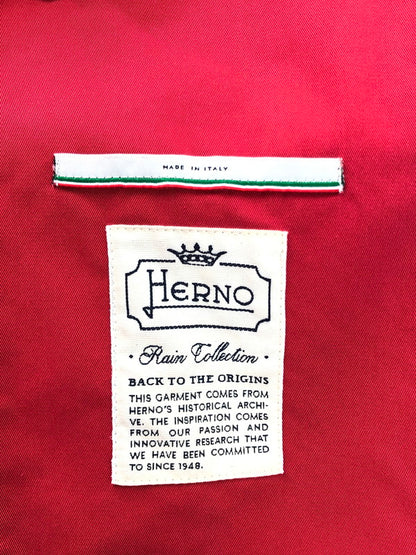 【中古品】【レディース】 Herno ヘルノ RAIN COLLECTION TRENCH COAT IM0082D-19195C-6015 レインコレクション トレンチコート アウター 169-250112-mo-03-tag サイズ：46 カラー：レッド 万代Net店