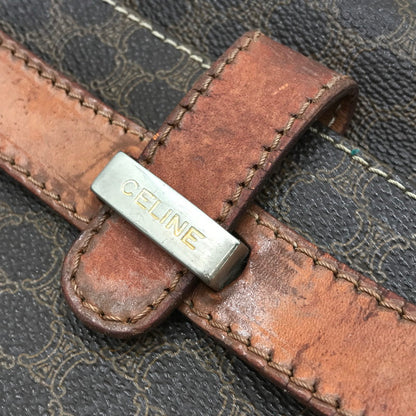 【現状渡し品】【レディース】 CELINE セリーヌ MINI SHOULDER BAG マカダム柄 ミニショルダーバッグ カバン 180-250109-hi-36-tag カラー：ブラウン 万代Net店